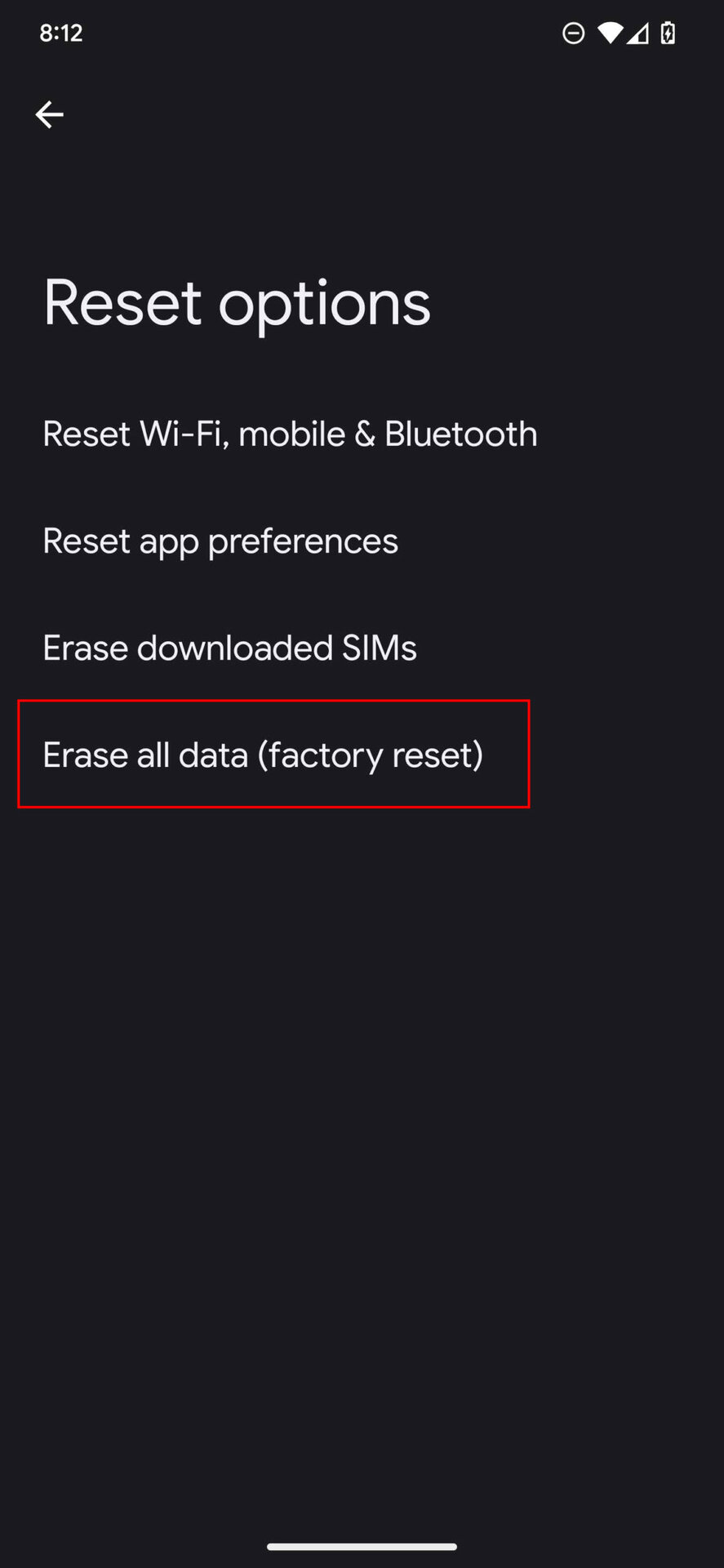 Select "Clear cache" and confirm the action.
Tap on "Clear data" or "Manage space".