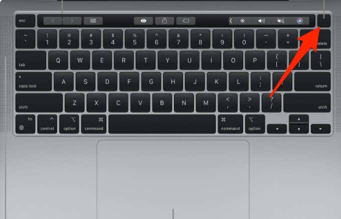 Shut down the MacBook Air.
Press the power button to turn it back on.