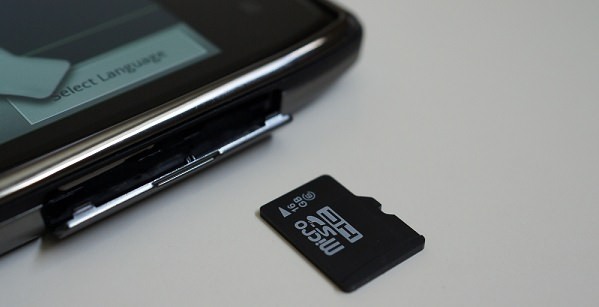 Step 1: Remove the SD card from your Android device.
Step 2: Insert the SD card into a card reader connected to a computer.