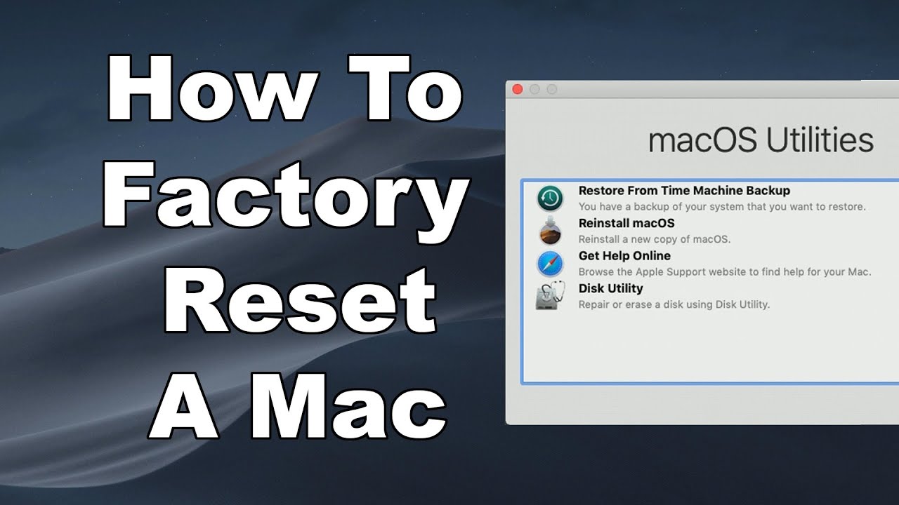 Step 3: Erasing the iMac's hard drive
Step 4: Reinstalling macOS
