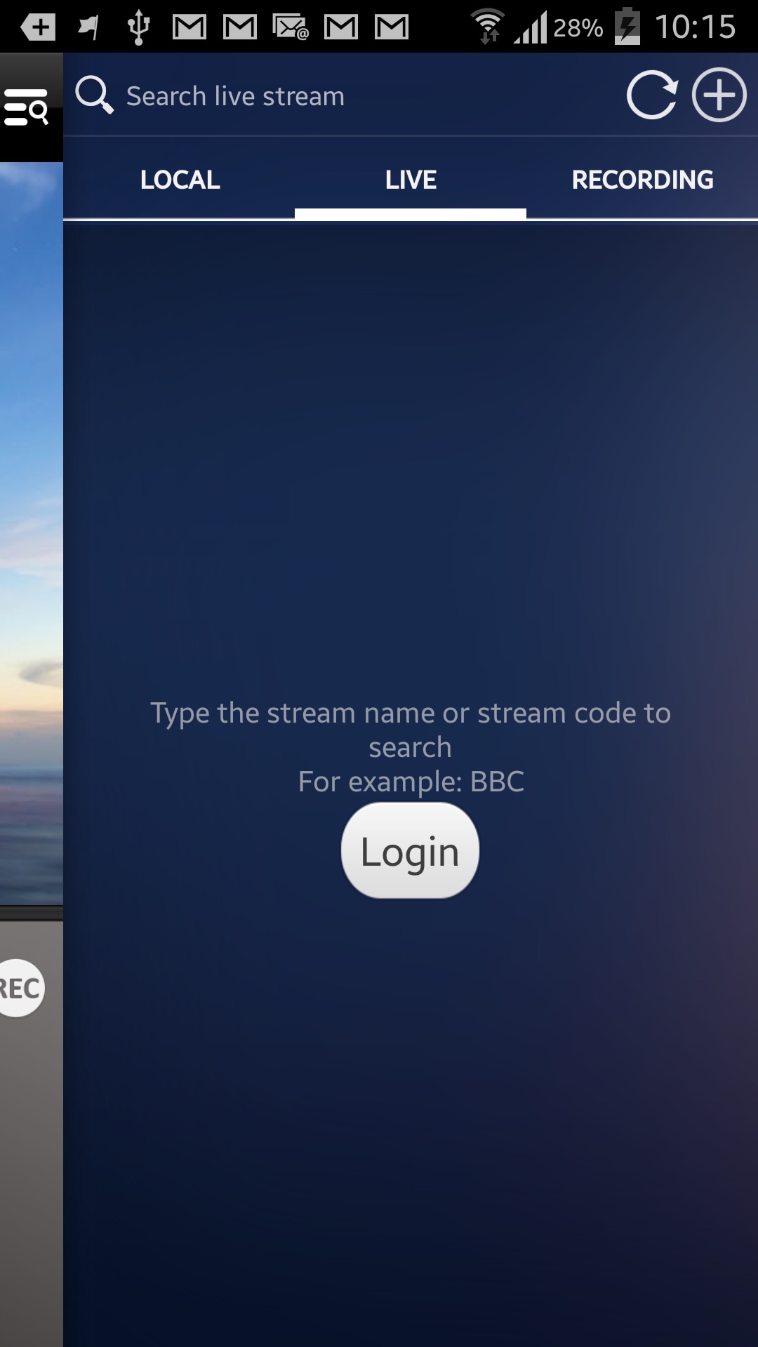Streaming media player home screen