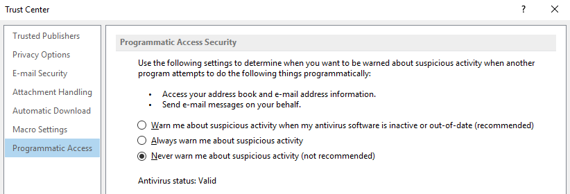 Try signing in to your Office account again
If the error is resolved, consider adding Office as an exception in your antivirus/firewall settings