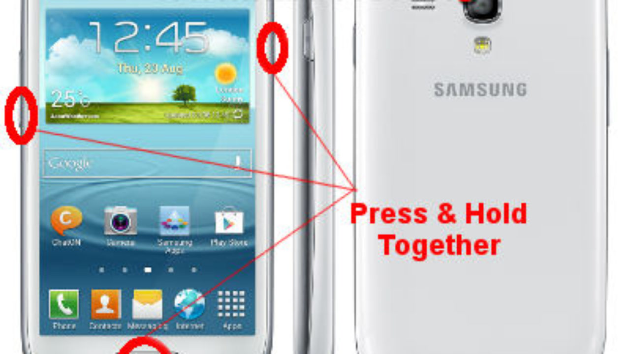 Turn off the Samsung Galaxy S3 Mini.
Press and hold the Volume Up, Home, and Power buttons simultaneously.