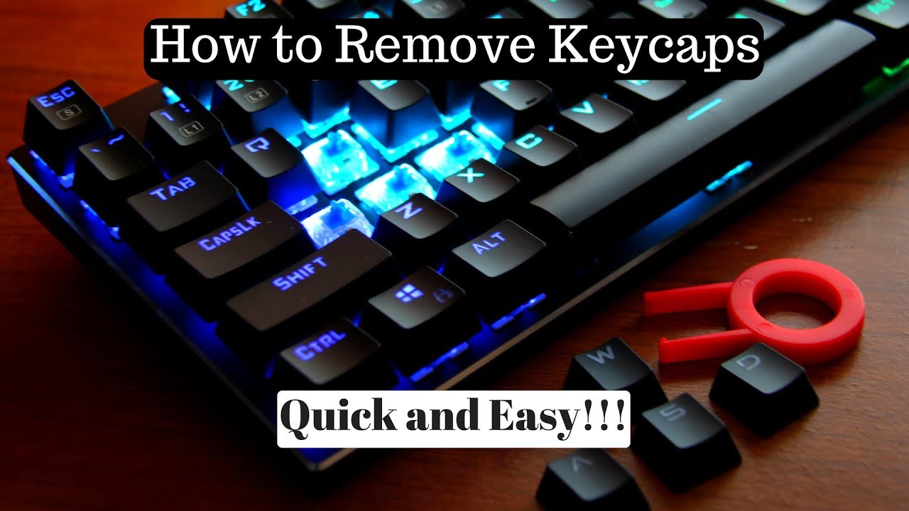 Turn off your computer.
Gently remove the keys that are swapped using a keycap puller or a small flathead screwdriver.
