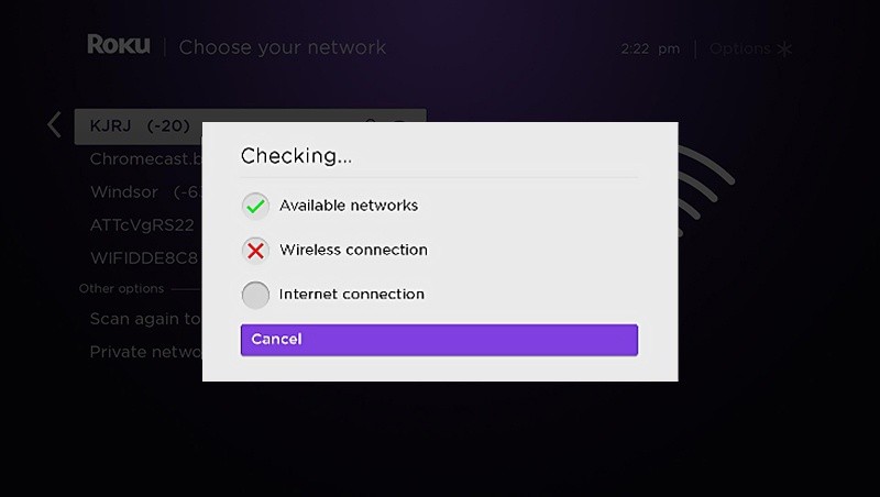 Turn on your Router first and wait for it to connect to the internet
Turn on your Roku and try accessing CBS All Access again