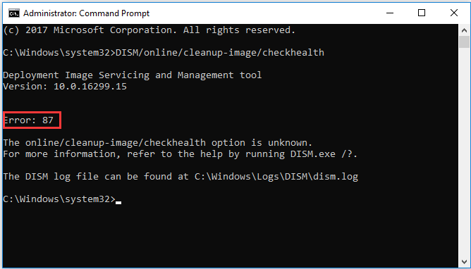 Type Dism /Online /Cleanup-Image /CheckHealth and press Enter.
If any issues are found, type Dism /Online /Cleanup-Image /RestoreHealth and press Enter.