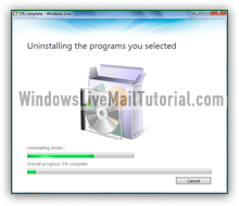 Uninstall Windows Live Mail from the Control Panel
Download the latest version of Windows Live Mail from the official Microsoft website