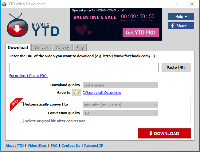 Uninstall YTD Video Downloader from your computer
Download the latest version of YTD Video Downloader from the official website