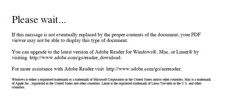 Wait for Adobe Reader/Acrobat to search for updates.
If any updates are found, follow the prompts to install them.
