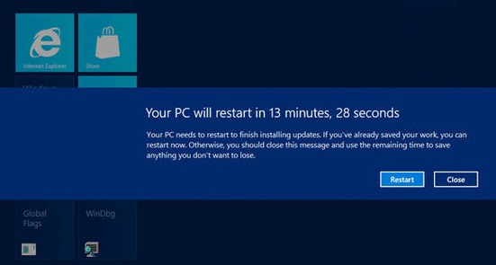 Wait for the process to finish, which may take some time.
Restart your computer.