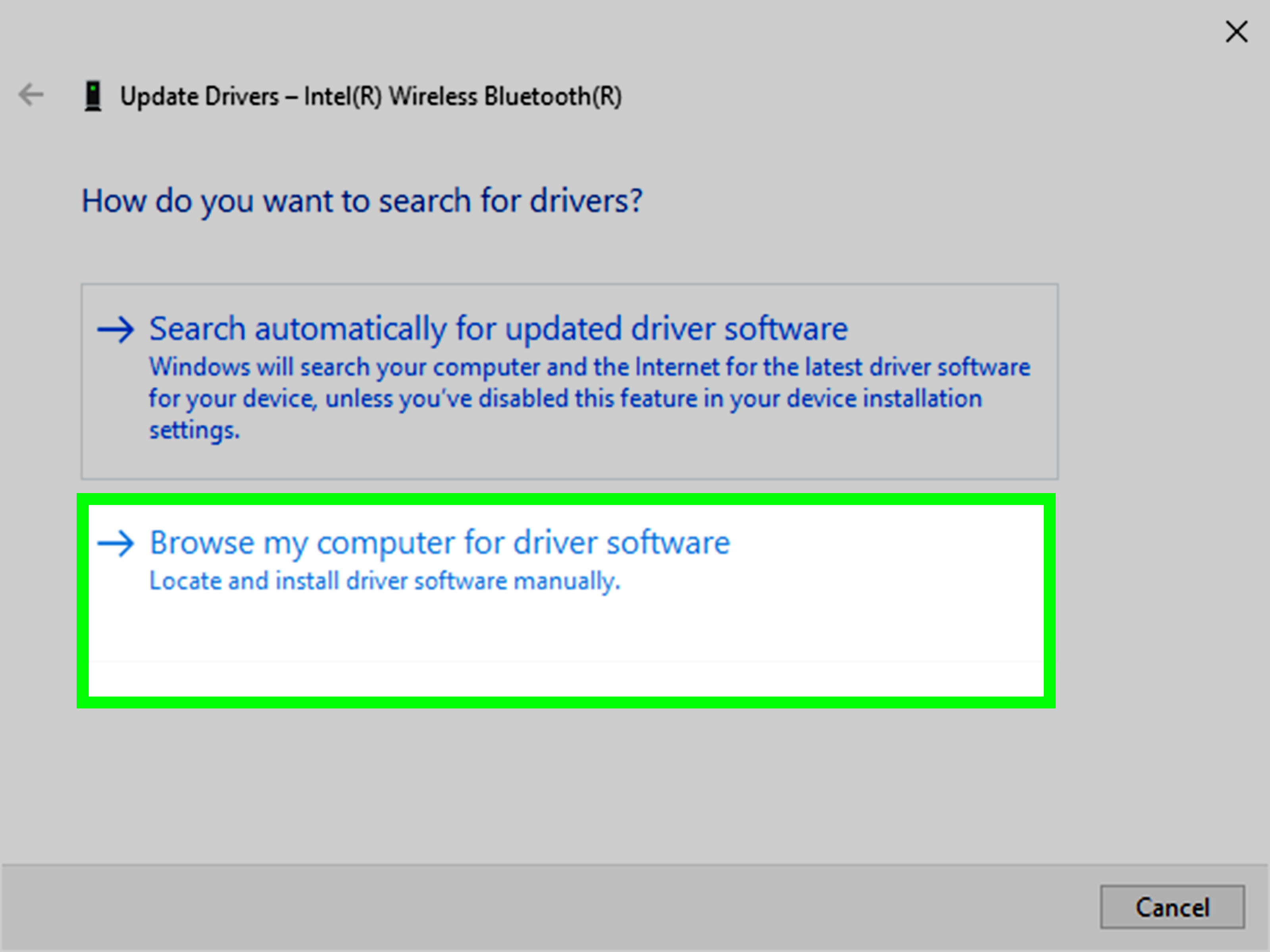 Wait for the system to search and install the latest driver updates.
Restart your computer.