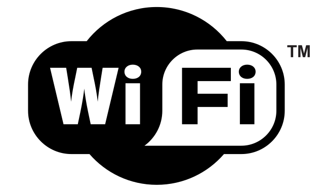 WiFi signal with an X symbol or a broken WiFi symbol.
