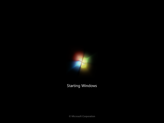 Windows loading screen